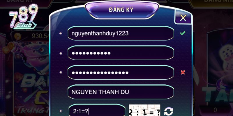 Quy định khi đăng ký tài khoản thành viên 789Club