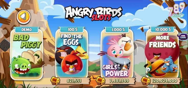 Nổ hũ Angry Birds có sức hút mãnh liệt đối với anh em cược thủ